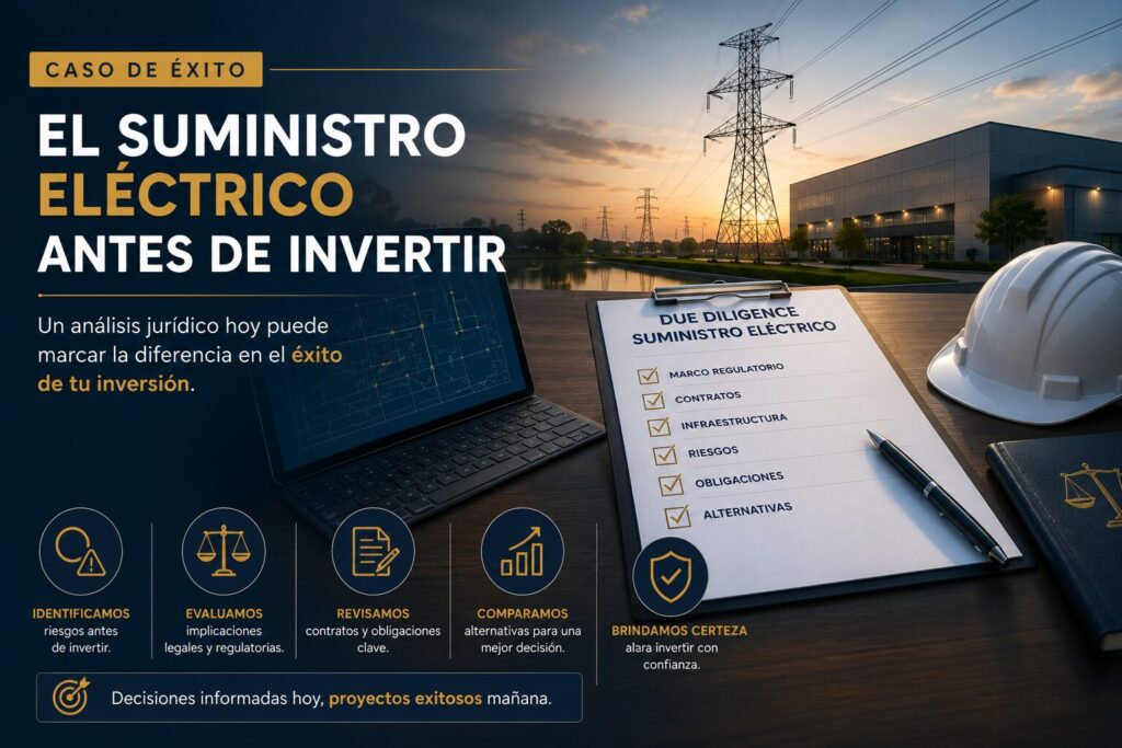Caso de éxito: el suministro eléctrico antes de invertir