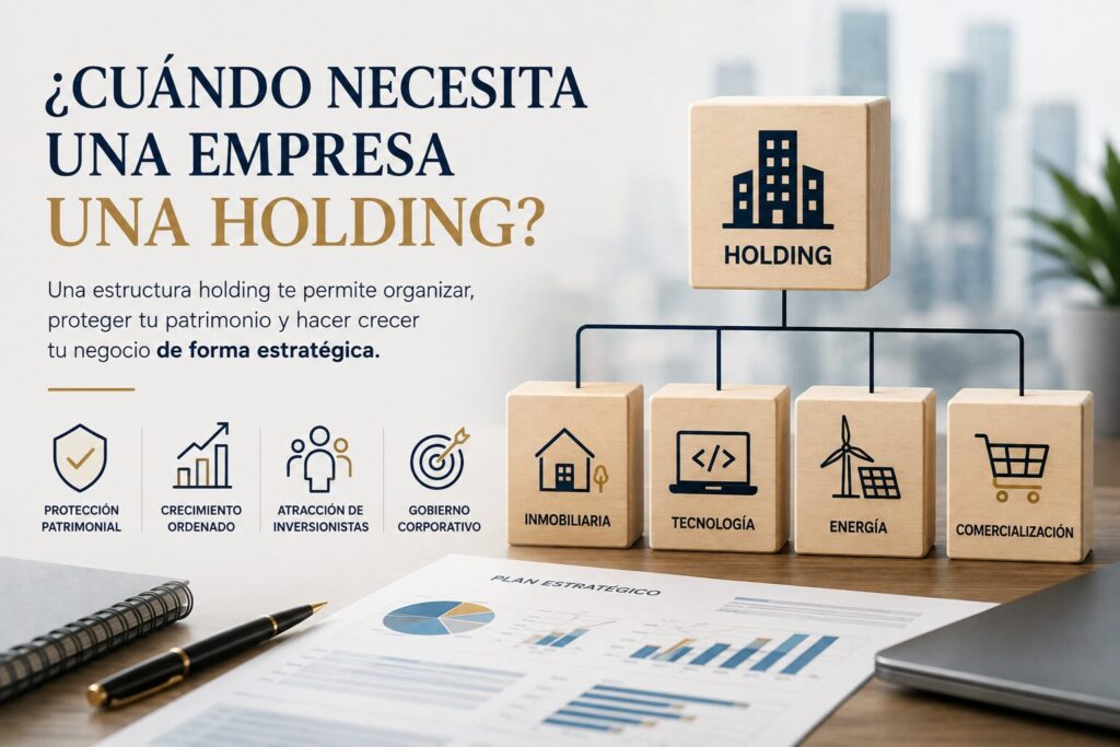 Cuando necesitas una empresa holding
