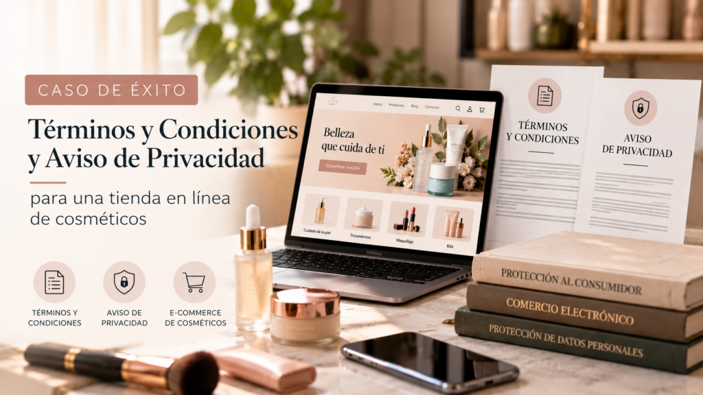 Términos y Condiciones para una tienda en línea de cosméticos